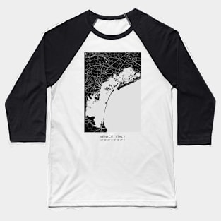 venice map poster minimalist Baseball T-Shirt